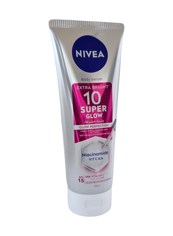 نيفيا سيروم للجسم إكسترا برايت 10 بشرة مشرقة بالنياسيناميد و فيتامين سي و أ 170 مل - Image 1